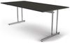 Kerkmann Schreibtisch Artline extragroß C-Fuß 200x100x68-82cm anthrazi Bild 1