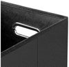 StickandShine Faltbox 2er Set mit Deckel 25x25 cm – Hellgrau, Schwarz, Weiß, Türkis, Creme Bild 3