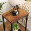 Hoobro BEISTELLTISCH Braun Hoch mit Verstellbarer Netzablage (H 73.5 x T 38 x B 28 cm) Bild 5