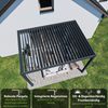 Weide Deluxe | Wand Pergola | Voll Aluminium | 3 x 4 M | Lamellendach anthrazit Bild 5