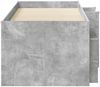 vidaXL Loft Bettgestell mit Schrank 3 Stk. Betongrau Holzwerkstoff 3423409 Bild 4