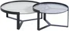 Vente-unique - ZERILA Couchtisch GlasKeramik SchwarzWeiß - B 90 cm x H 35 cm x L 90 cm Bild 2