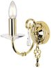 Wandlampe, Stahl, Messing , H 22 cm Bild 1