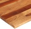 vidaXL Tischplatte Massivholz Palisander 25-27 mm 80×80 cm 285998 Bild 4