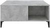 vidaXL Couchtisch Betongrau 80x80x36,5 cm Holzwerkstoff 821104 Bild 5