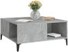 vidaXL Couchtisch Betongrau 80x80x36,5 cm Holzwerkstoff 821104 Bild 4