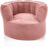 Sitzsack Snuggle in Rosa - gemütliches Design - Top Qualität für Ihr Zuhause B/H/T: 95x65x95 cm Bild 4