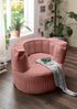 Sitzsack Snuggle in Rosa - gemütliches Design - Top Qualität für Ihr Zuhause B/H/T: 95x65x95 cm Bild 2
