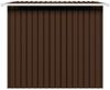 vidaXL Geräteschuppen Braun 194x121x181 cm Stahl 47027 Bild 5