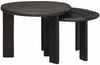 vidaXL Nesting-Couchtische 2 pcs Weiß Massivholz Mango 4104651 Bild 4