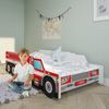Kids Collective 'Feuerwehr' Autobett 70x140 cm, mit Rausfallschutz und Lattenrost Bild 3