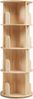 Drehbares Bücherregal Chasek 125x44 cm Kiefernholz Natur [en. casa] Bild 2