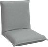 vidaXL Verstellbarer Fußsessel Hellgrau Stoff 42028104 Bild 2