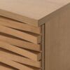 Kommode HWC-M49, Schrank Sideboard Highboard, 3D-Design Staufächer, MDF Metall 85x95x45cm ~ natur Bild 5