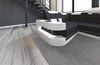 Stoff Wohnlandschaft Wave U Form - Strukturstoff - schwarz-weiß - Links Bild 5