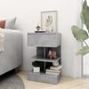 vidaXL Nachttisch Betongrau 40x35x65 cm Holzwerkstoff 808656 Bild 3