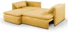 Ecksofa mit Schlaffunktion TEODORA von PASCAL MORABITO - Kord - Senfgelb - Ecke links Bild 4