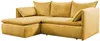 Ecksofa mit Schlaffunktion TEODORA von PASCAL MORABITO - Kord - Senfgelb - Ecke links Bild 3