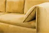Ecksofa mit Schlaffunktion TEODORA von PASCAL MORABITO - Kord - Senfgelb - Ecke links Bild 5