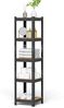 JEOBEST Schwerlastregal Kellerregal, Lagerregal 150 x 37 x 37 cm, Metall, Keller/Garage /Lager, 1/2-tlg, 5 MDF-Platten Kellerregal, Steckregal (Schwarz) Bild 3