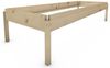 Stapelbett "Horst" 70 x 190 cm 44 cm Zirbe Holzbett Gästebett Massivholzbett Bild 3