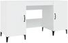 vidaXL Schreibtisch Hochglanz-Weiß 140x50x75 cm Holzwerkstoff 812777 Bild 2