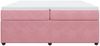 vidaXL Boxspringbett mit Matratze Rosa 200x200 cm Samt 3285667 Bild 4