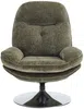 Vente-unique - ILMACA Sessel Stoff Grün - B 90 cm x H 99 cm x L 78 cm Bild 3