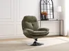 Vente-unique - ILMACA Sessel Stoff Grün - B 90 cm x H 99 cm x L 78 cm Bild 2