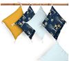 Amilian Bettnestchen 210 cm (6 Polster ca. 35 x 35 cm) - Bettumrandung - Babybett Umrandung, (Bettschlange), Kantenschutz - Kissen als Nestchen Bild 3