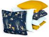 Amilian Bettnestchen 210 cm (6 Polster ca. 35 x 35 cm) - Bettumrandung - Babybett Umrandung, (Bettschlange), Kantenschutz - Kissen als Nestchen Bild 5
