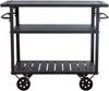 CLP Servierwagen Spring - Barwagen mit Rollen, Metall-Gestell,bronze Bild 4