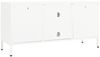 vidaXL TV-Schrank Weiß 105x35x52 cm Stahl und Glas 336059 Bild 5