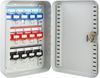 HMF Schlüsselkasten Schlüsselkasten abschließbar Schlüsselschrank (inkl. Schlüsselanhänger), mit verstellbaren Hakenleisten, 25 x 17 x 7,5 cm, Lichtgrau Bild 5