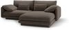 Micadoni Ecksofa Torino 3-Sitzer Rechts Samt Ebenholz Bild 4