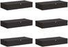 vidaXL Aufbewahrungsbox 6 pcs Anthrazit 90 x 48 x 15 cm Vliesstoff 42024594 Bild 2