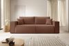 Selsey 'Farese Cuero' Schlafsofa 3-Sitzer mit Bettkasten, Kunstleder, Braun Bild 2