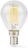 LED-Filament-Lampe E14 | G45 | 4.5 W | 470 lm | 2700 K | Dimmbar | Warmweiss | Retro Style | 1 Stück | Klar Bild 2