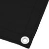vidaXL Balkon-Sichtschutz Schwarz 90x700 cm 100 % Polyester-Oxford 4000368 Bild 4