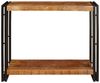 vidaXL Konsolentisch mit Regal Braun 90 x 33 x 75 cm Massivholz Mango 4104736 Bild 3