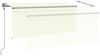 vidaXL Markise Automatisch Einziehbar mit Volant 3x2,5 m Creme 3069387 Bild 4