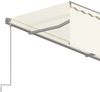 vidaXL Markise Automatisch Einziehbar mit Volant 3x2,5 m Creme 3069387 Bild 5