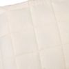 vidaXL Gewichtsdecke Stoff, 1 x Gewichtsdecke, Creme, 220x230 cm, Baumwolle, 11 kg Bild 4