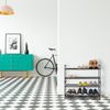 Relaxdays Stapelbares Schuhregal 2 Ebenen Bild 5