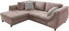 Polsterecke >Allin< in rosa / silber, Cord - 250x66x190cm (BxHxT) Bild 5