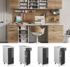 Unterschrank R-Line Anthrazit Hochglanz 30 cm mit Schublade, ohne Arbeitsplatte Vicco Bild 2