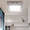 LED Deckenleuchte, silber, Glas satiniert, L 12 cm Bild 4