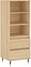 vidaXL Highboard Sonoma-Eiche 40x36x110 cm Holzwerkstoff 831503 Bild 2