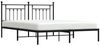 vidaXL Bettgestell mit Kopfteil Metall Schwarz 183x213 cm 353542 Bild 5