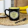 Geda Labels GmbH Tasse Lass mich überlegen, 1-tlg, Keramik, Grün, 400ml, spülmaschinengeeignet Bild 2